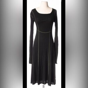 CHRISTIAN DADA Scoop Neck Midi Length Dress Size: S